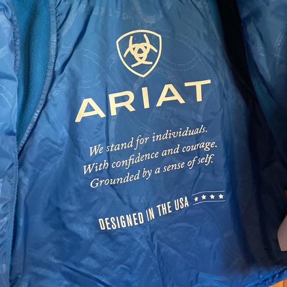 Ariat Volt Jacket Rush Blue - Picture 4 of 12